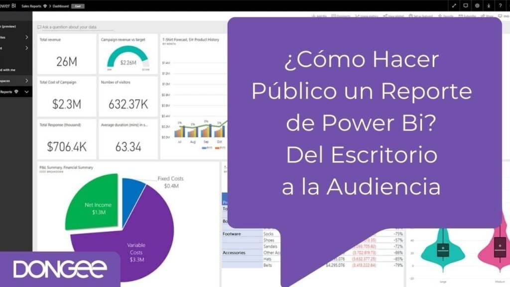 ¿Cómo Hacer Público un Reporte de Power Bi? Del Escritorio a la Audiencia