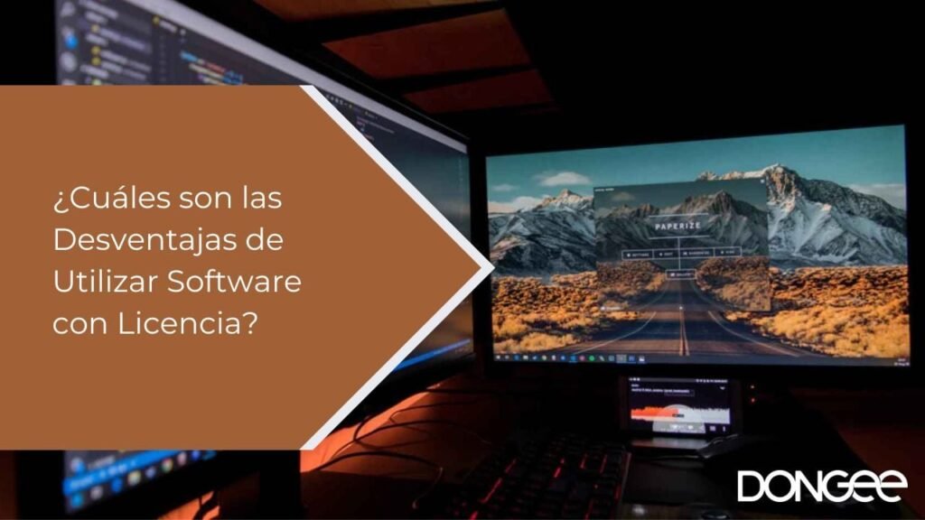¿Cuáles son las Desventajas de Utilizar Software con Licencia?