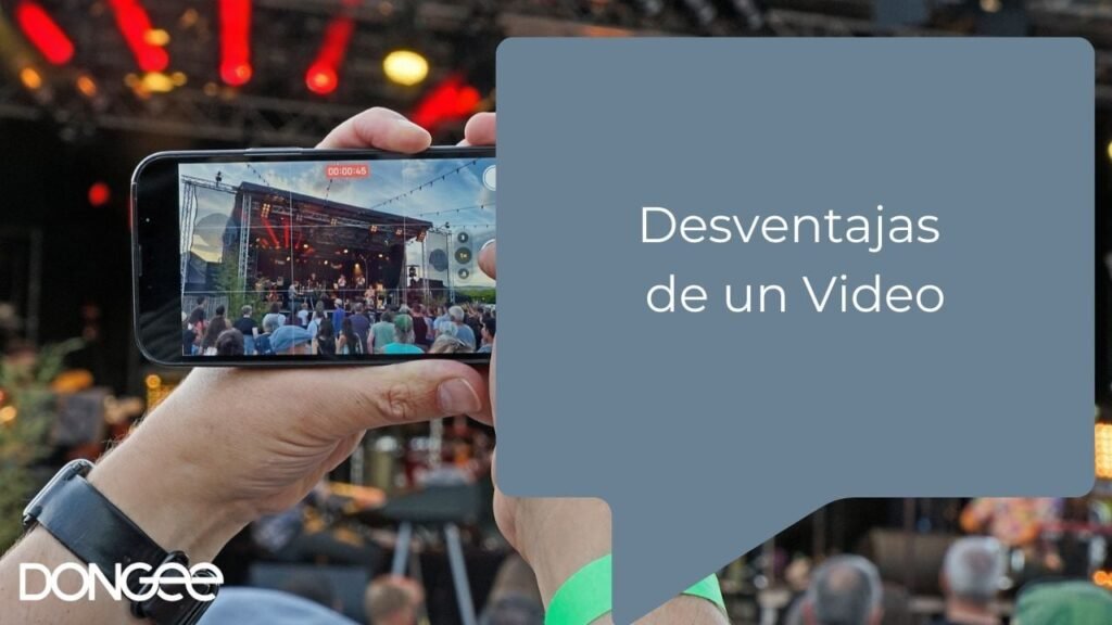 Desventajas de un Video