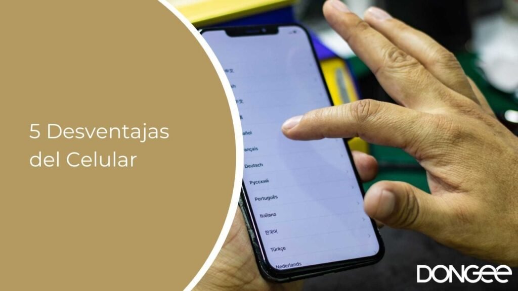5 Desventajas del Celular