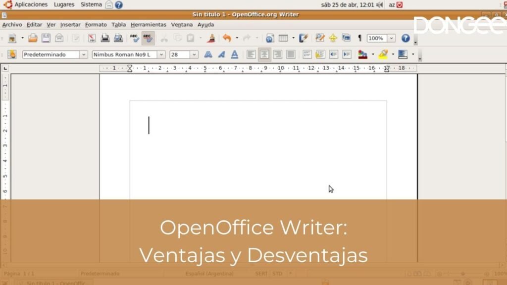 OpenOffice Writer: Ventajas y Desventajas